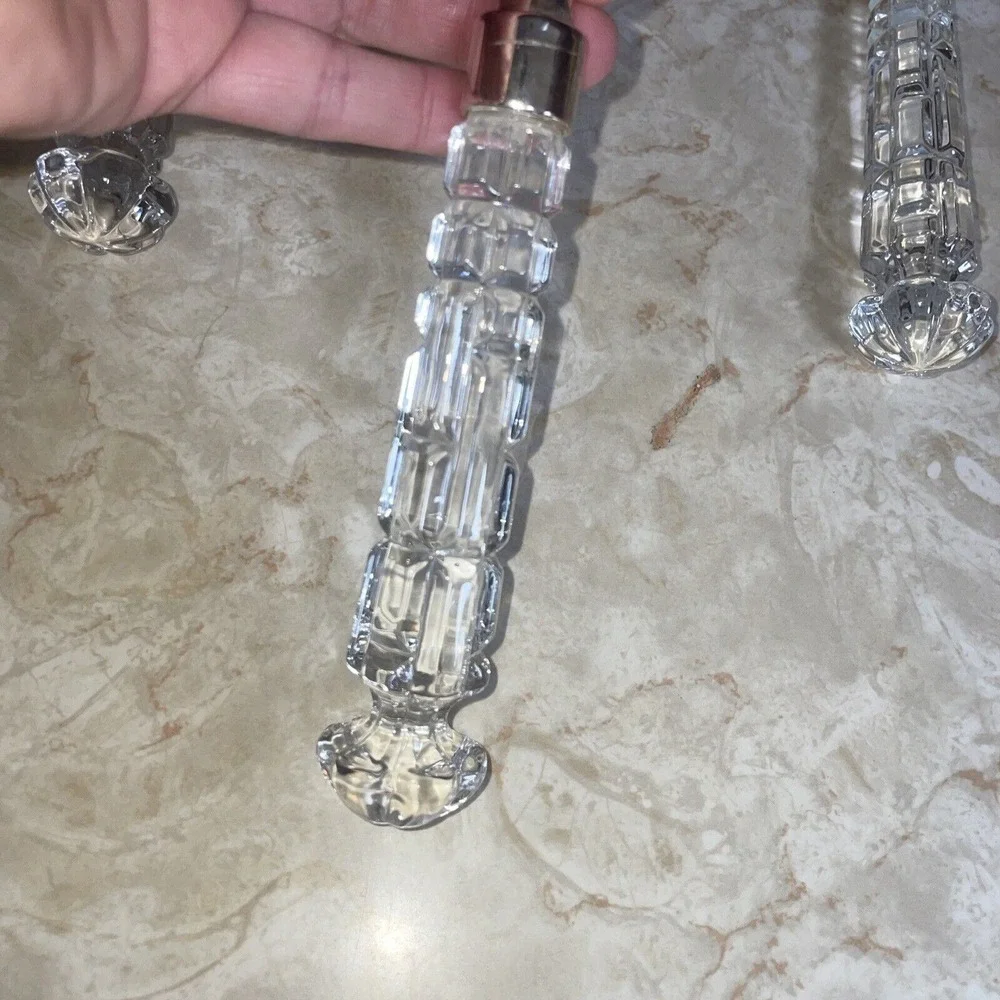 Shannon Solid‎ Spoon Crystal Handle Silver Plated